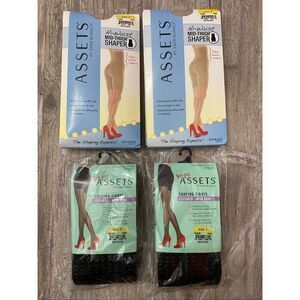 Assets by Sara Blakely Shaper & Shaping Tights Set of 4 Women’s Sz 2